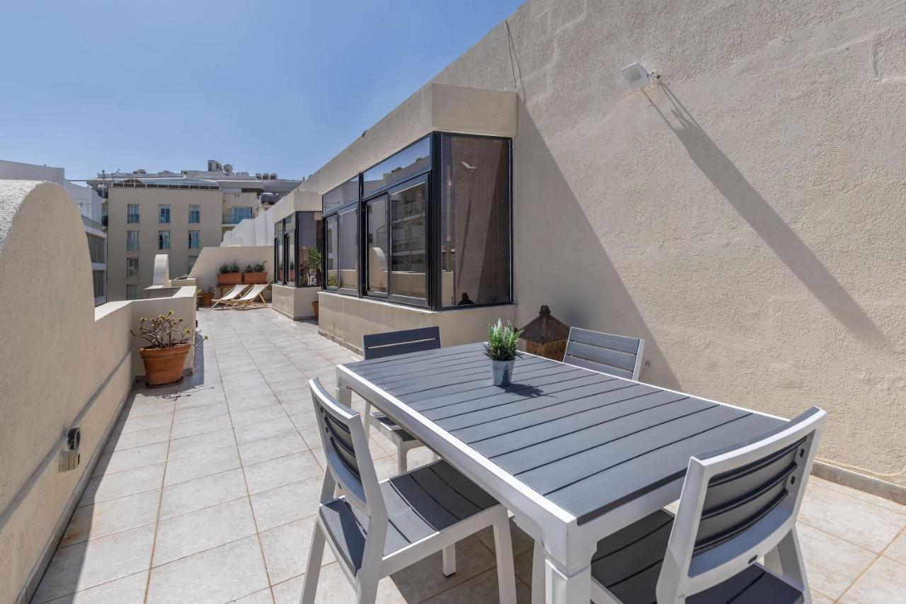 Апартаменти Large Terrace Penthouse Сліма Екстер'єр фото